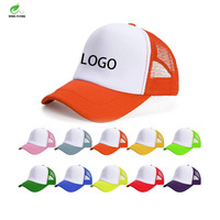 Casquettes Snapback structurées personnalisées Wins Flying en polyester et coton avec patch brodé, casquettes à visière plate, casquettes de camionneur en maille