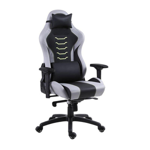 Chaise de jeu confortable en cuir PU extensible, style sport, pivotante, pour ordinateur/PC - Product Image 6