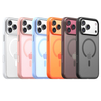 Étui magnétique en PC mat pour iPhone 18 Pro Max, coque de téléphone tactile AI pour iPhone 18 Pro 17, touches métalliques, logo personnalisé, emballage LM061