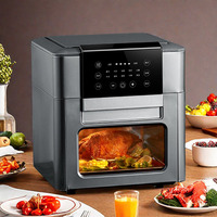 Usine chinoise fournissant des appareils de cuisine de maison de couleur personnalisée 12L friteuses à air intelligentes électriques de grande capacité sans huile