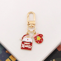 Mode fer chien Transparent coloré mousqueton porte-clés femmes sac pendentif hommes décoration voiture fête de noël cadeau