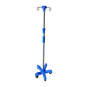 5-Point Floor-Standing IV Pole for Clinic & Ward, Mobile Adjustable-Height Infusion Stand/Hanger - Product Image 2