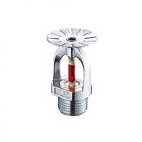 Tête de sprinkler verticale K80 1 2 pouces en laiton, buse d'incendie DN15, sprinkler de pulvérisation pour la protection incendie