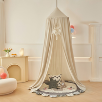 Moustiquaire dôme ronde pour enfants, Tente suspendue occultante pour plafond, Tente de jeu pour bébé, Rideau de lit