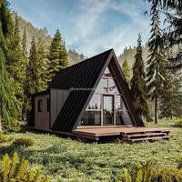 Maisons triangulaires modernes, maisons préfabriquées à bas prix, maisons modulaires, maisons conteneurs, maisons en bois en forme de A, maisons de camping, hôtels