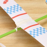 Syh1675 Thunderbird, modèle d'avion à propulsion par bande plastique, hélicoptère, modèle éducatif à assembler soi-même, unisexe, à partir de 14 ans