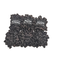 Cheveux Vierge Remy 100% Humains Brésiliens Bouclés 10 Pouces Non Traités Noir Naturel Prix Usine Letsfly