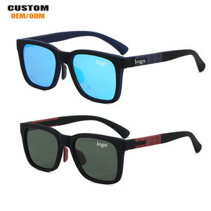 نظارات شمسية كلاسيكية عصرية لعام <span class=keywords><strong>2026</strong></span> بعدسات زرقاء وإطار بلاستيكي، رؤية عالية الوضوح، نظارات شمسية للرجال - Product Image 1