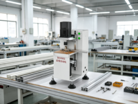 Machine de perçage à double trou HONKI pour rails inférieurs de stores en aluminium et en fer, équipement de poinçonnage précis à commande au pied