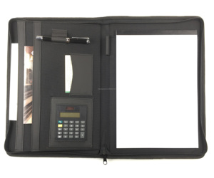 Pu Chất Liệu Kinh Doanh Đa Năng Máy Tính Xách Tay Danh Mục Đầu Tư Tùy Chỉnh Logo Dập Nổi Công Ty Tài Liệu Tập Tin Thư Mục Chủ A4 Da Bìa Túi - Product Image 2