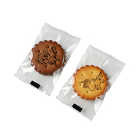 Sac d'emballage en plastique, 10 pièces, sachet de collations, refermable à la chaleur, transparent, pour des biscuits et des bonbons