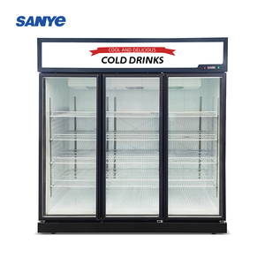 Ticari cam kapi dik buzdolabı dikey içme şişesi ekran soğutucu - Product Image 2