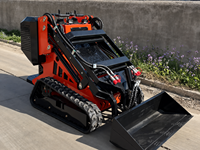 Mini-chargeuse compacte sur chenilles multifonctionnelle CYV Factory Direct avec pompe moteur pour jardinage, agriculture et aménagement paysager