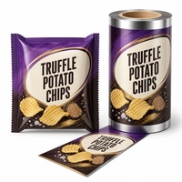 Film Kemasan Keripik Kentang Truffle - Film Pembungkus Snack Laminasi Cetak Kustom