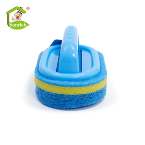 Éponge <span class=keywords><strong>magique</strong></span> de nettoyage pour cuisine, salle de bain et toilettes, brosse à poignée pour le nettoyage des murs en verre et des fentes de fenêtres en céramique - Product Image 4
