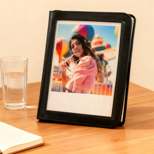 Gran oferta Dropshipping boda PU cuero 5 pulgadas para <span class=keywords><strong>Polaroid</strong></span> 600/W210/<span class=keywords><strong>300</strong></span>/400 Instax Wide Film Mini álbumes de fotos con carpeta - Product Image 3