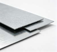 Tôle d'acier prégalvanisée 1000x2000mm SGCC avec couche de zinc légère, adaptée pour les coques d'armoires intérieures