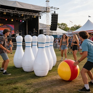 Vente flash : <span class=keywords><strong>bowling</strong></span> gonflable géant, <span class=keywords><strong>bowling</strong></span> gonflable pour jeux de plein air, compétitions et activités parent-enfant - Product Image 2