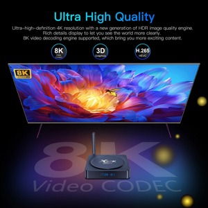 X98k <span class=keywords><strong>PRO</strong></span> <span class=keywords><strong>TV</strong></span> BOX ANDROID 4GB 32GB Video giải mã 1000M LAN ăng-ten bên ngoài Dual Wifi 4K media player Set Top Box - Product Image 5