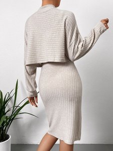 Vestido de manga larga con tirantes para mujer de <span class=keywords><strong>nueva</strong></span> moda - Product Image 3