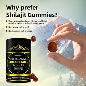 Integratore di Shilajit in Gommose 4 in 1 di Alta Qualità, Puro e Biologico, 3000mg di Shilajit Himalayano con Ashwagandha Gold - Product Image 6