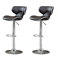 Mobilier Commercial nordique, tabourets de Bar, argent chromé, chaises de Bar modernes