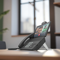 Teléfono VoIP Android IP 4G PSTN WiFi con Interfaz USB POE, Cámara HD 1080P de 8MP, 6 Líneas SIP, Memoria de 4+32G, para Oficina, Hotel, Hogar, Hospital