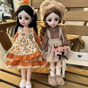 ชุดเสื้อผ้าตุ๊กตา Airongle ขนาด 30 ซม. แบบส<span class=keywords><strong>ม</strong></span>จริง สไตล์เจ้าหญิงสุดหรู สำหรับเด็กผู้หญิงอายุ 14 ปีขึ้นไป ชิ้นเดียว บรรจุในกล่องของขวัญสีขาว ผลิตจากไวนิล - Product Image 4