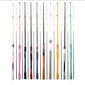 Caña de Pescar de Fibra de Vidrio para Lanzamiento desde la Orilla, 1.8m 2.1m, Mango de <span class=keywords><strong>Madera</strong></span>, Multi-sección, Punta Suave - Product Image 1