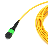 Câble fibre optique monomode 8F MPO vers LC avec brigs de dérivation pour interconnexion haute densité 400G 800G pour centres de données IA, compatible SFP QSFP