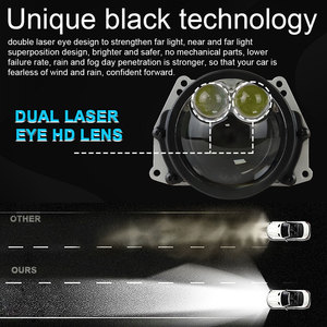 Lente de Proyector Bi-LED Super Power K205, Faros Delanteros LED, IP68 Impermeables, 75W, Lente de Proyector Bi-LED para Accesorios de Automóviles - Product Image 5