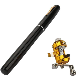 Mini Fiber Glass <strong>Pen</strong> <strong>Fishing</strong> <strong>Rod</strong> and Reel Set Telescopic Portable <strong>Fishing</strong> <strong>Rod</strong> - Product Image 2