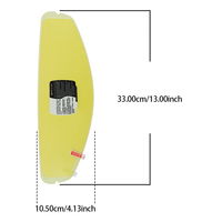 Autocollant anti-buée imperméable pour casque RPHA-1N/HJ35, film anti-buée pour visière intégrale de moto, lentille transparente