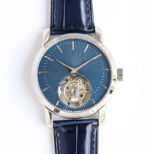 Men's High-end Luxury Skeletonized Tourbillon Movement Leather Strap Power Reserve <b>Automatic</b> Mechanical Watch - Product Image 4