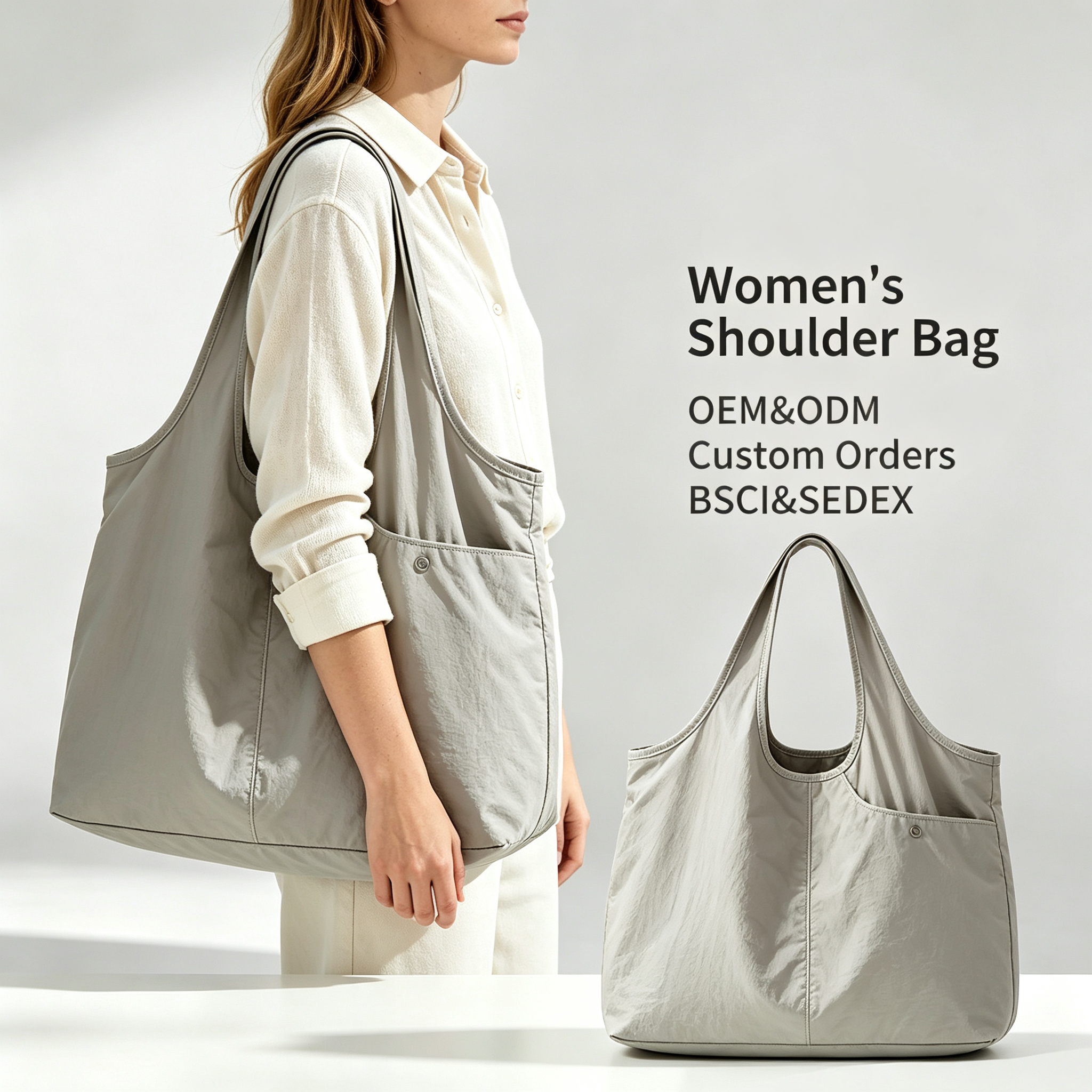 Large Capacity Crossbody Bag Portable Multi Purpose Daily