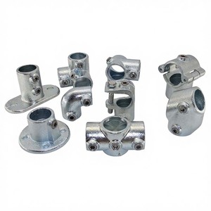 Conectores de Tubo Metálico Galvanizado Doble <span class=keywords><strong>HULK</strong></span>, Accesorios de Abrazadera Clave - Product Image 1
