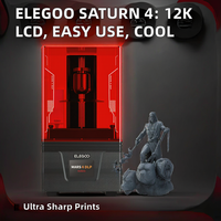 Untuk Printer 3D Saturn 4 10-inci 12K Mono LCD Teknologi SLA, Struktur Ramah Pengguna, Sistem Pendingin Canggih, Garansi 1 Tahun