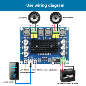XH-M543 carte amplificateur de puissance bricolage double canal haute puissance TPA3116D2 <span class=keywords><strong>ampli</strong></span> Audio numérique pour usage domestique - Product Image 3