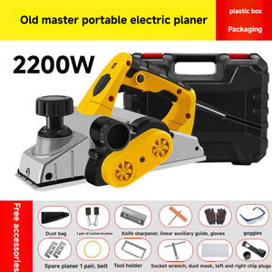 <span class=keywords><strong>Rabot</strong></span> à <span class=keywords><strong>bois</strong></span> domestique électrique automatique avec composant de moteur de noyau de tête de coupe droite nouvel outil électrique pour la construction - Product Image 6