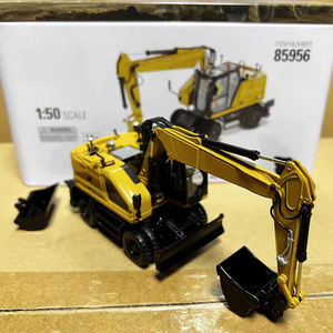 85956 Diecast Metal Collectible Multi-Functional Grab Bucket Toy Alloy 1:50 Modèle pour <span class=keywords><strong>Caterpillar</strong></span> Wheeled Excavator - Product Image 3