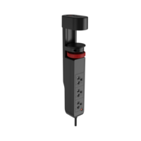 Multiprise à pince de bureau avec prises EU, ports de charge USB et USB-C