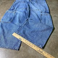 Baggy Y2K Denim Pantalon Hommes Denim Pantalon Factice Large Jambe Ouverture Streetwear Preppy Y2K Hommes Baggy Stack Jeans 90S Vintage Jeans