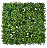 Clôture de jardin pour une intimité instantanée, murs végétaux artificiels personnalisés, panneaux muraux en herbe, 100% plastique PE, utilisation extérieure 3-5 ans