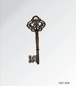 LEVERT marca Vintage hierro fundido grande pesado esqueleto llave decorativa rústica llave para decoración de pared ornamento - Product Image 6
