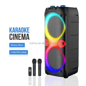 ZQS10213 Portugal Day dj speakers 10 inch big bass subwoofer karaoke speaker with mic and blue tooth speakers