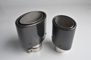 Kustom ujung knalpot serat karbon pipa ekor untuk bmw e36 e46 m3 muffler dengan penjepit - Product Image 4