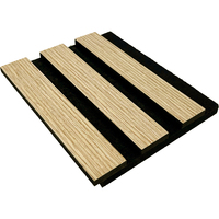 Panneaux acoustiques en bois de 3 mètres pour décoration murale en pwood venear Panneaux de bois acoustiques pour décoration murale en PET Design graphique suspendu au plafond acoustique