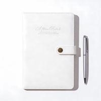 Carnets en cuir PU personnalisés avec impression, format A5 A6, journal, agenda, carnet à couverture rigide avec fermoir