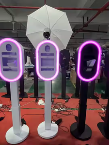 บูธสำหรับ Surface Pro พร้อมไฟวงแหวน LED ความสว่างสูง รูปทรงวงรี ใช้ได้กับเครื่องพิมพ์ภาพถ่ายและกล้อง SLR - Product Image 4