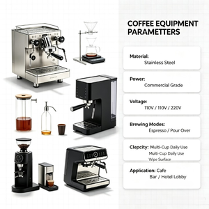 Équipement de barista professionnel complet XY BEST XY-Co-1, machine à <span class=keywords><strong>expresso</strong></span>, moulin à café, pour café - Product Image 2